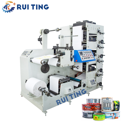 320 4 Цветная многоцветная клейкая бумажная пленка Flexo Printing Machine с Pantone CMYK 